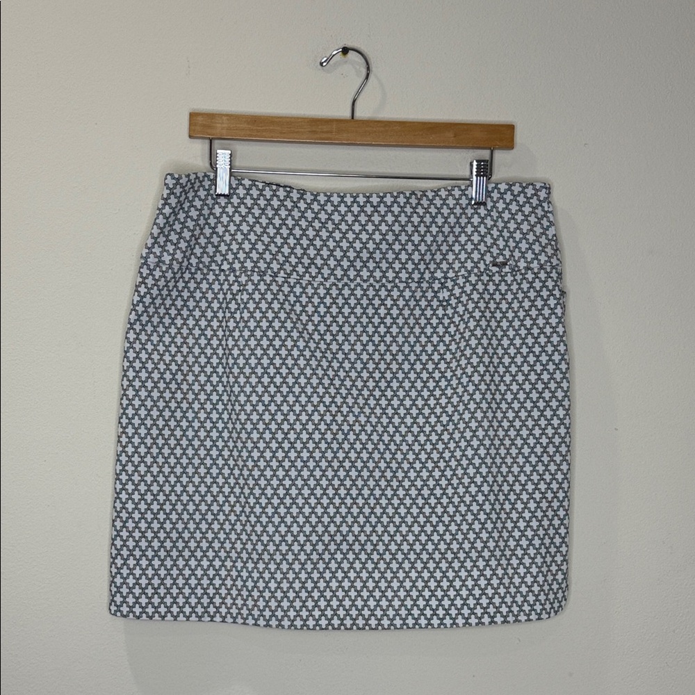 S.C.& Co. Black/ White Printed Skort/ Skirt